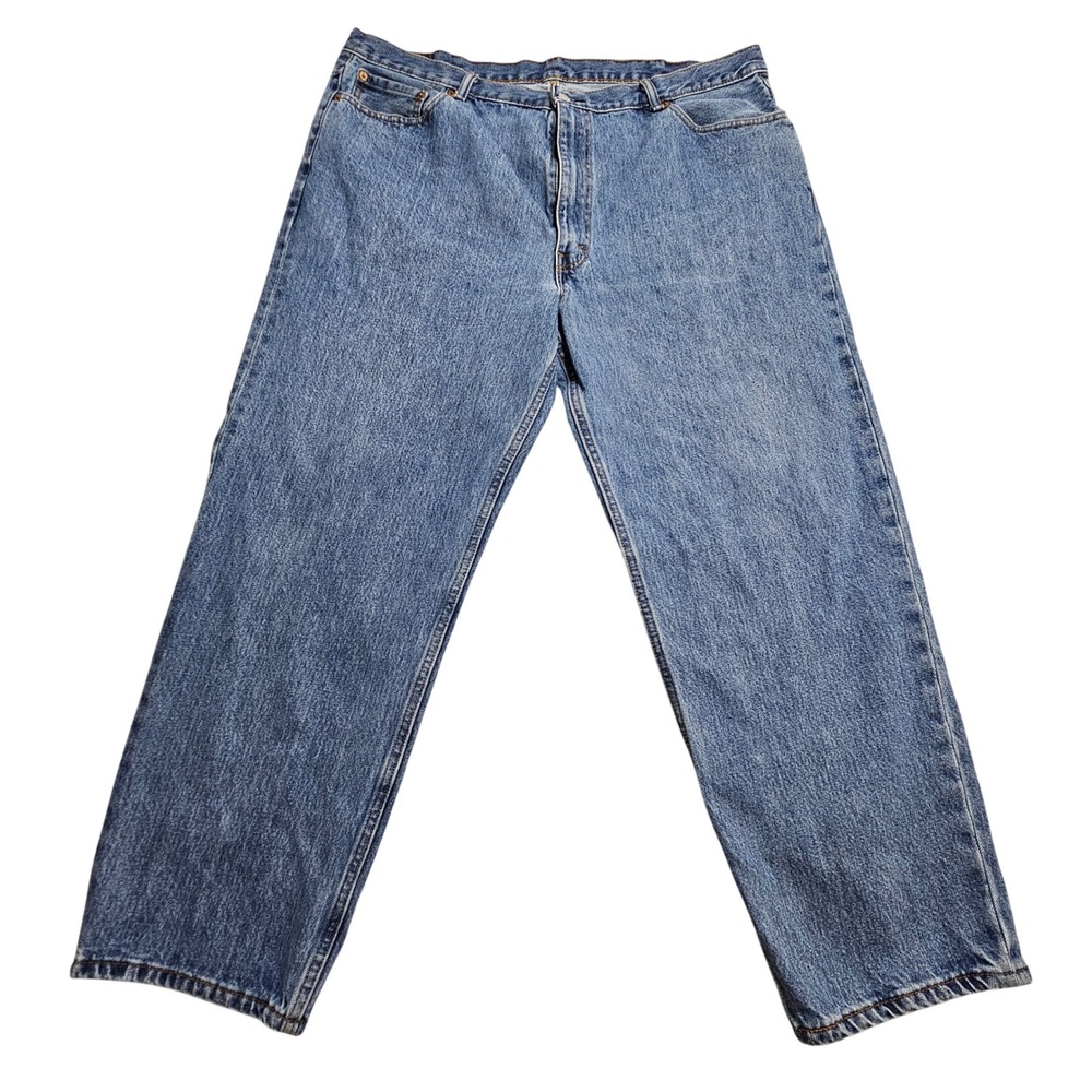 Levi's 550 Relaxed Fit Jeans Mens 44x30 Blue Tapered Leg Medium Wash Denim